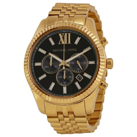 FX02958B NWT Michael Kors Fashion Men's Quartz Steel Authentic Watch - Picture 1 of 4